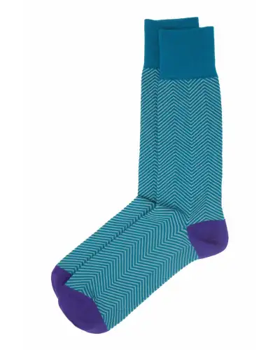 Men PEPER HAROW Lux Taylor Mens Socks - Marine £16.00