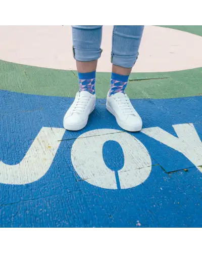 Women PEPER HAROW Dimensional Womens Socks - Blue £13.00