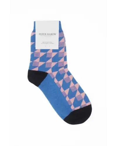 Women PEPER HAROW Dimensional Womens Socks - Blue £13.00