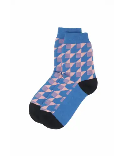 Women PEPER HAROW Dimensional Womens Socks - Blue £13.00