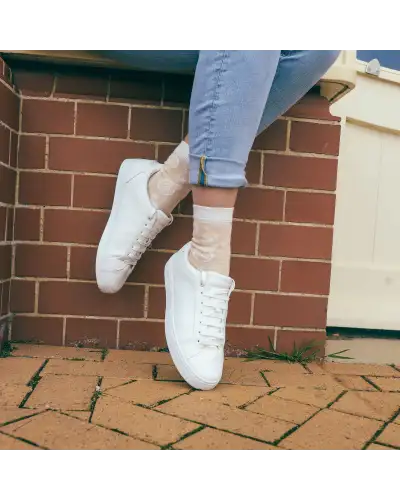 Women PEPER HAROW Paisley Womens Socks - Beige £15.00