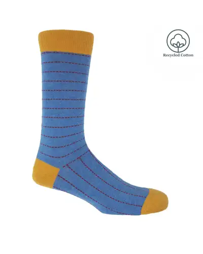 Men PEPER HAROW Dash Mens Socks - Blue £14.00