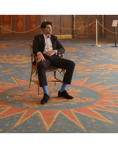 Men PEPER HAROW Dash Mens Socks - Blue £14.00