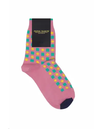 Women PEPER HAROW Diamonds Womens Socks - Pink £15.00