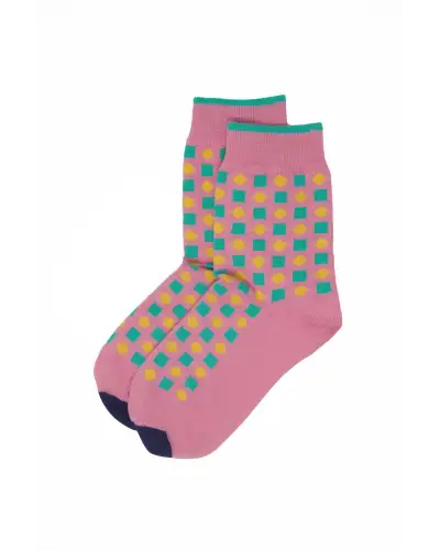 Women PEPER HAROW Diamonds Womens Socks - Pink £15.00