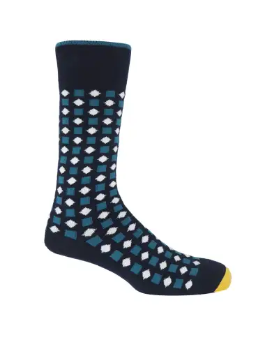 Men PEPER HAROW Diamonds Mens Socks - Navy £16.00