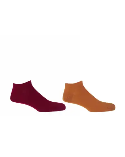 Men PEPER HAROW Classic Mens Trainer Socks Bundle - Burgundy Burnt Orange £18.00
