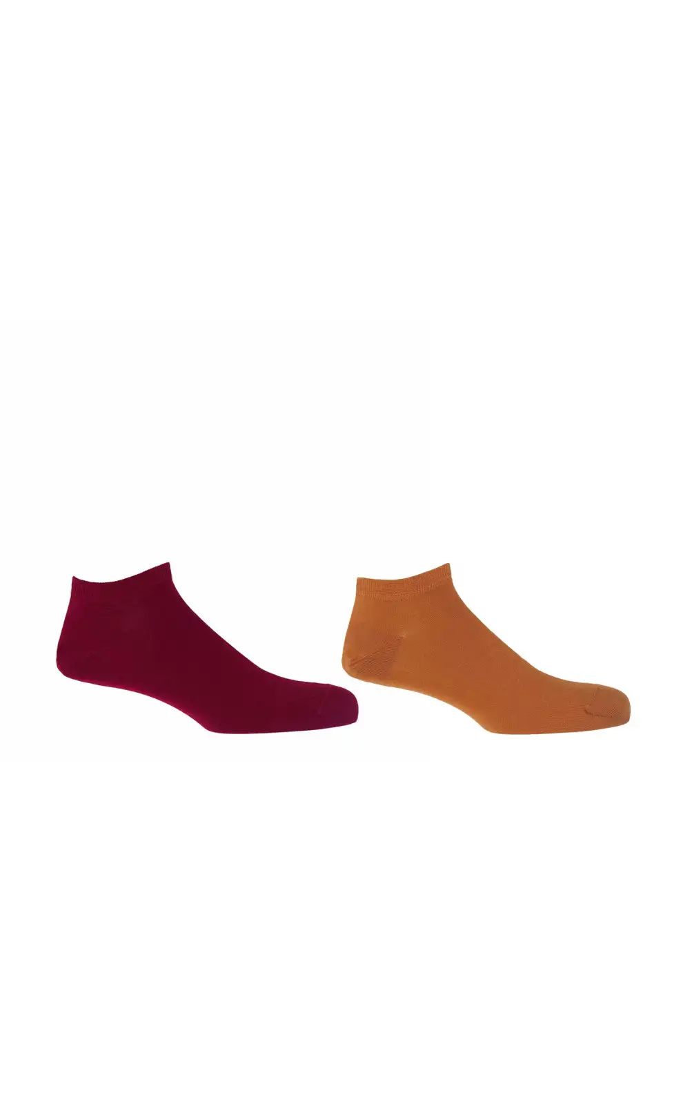 Men PEPER HAROW Classic Mens Trainer Socks Bundle - Burgundy Burnt Orange £18.00