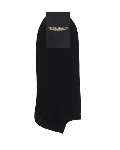 Men PEPER HAROW Classic Mens Trainer Socks - Black £13.00