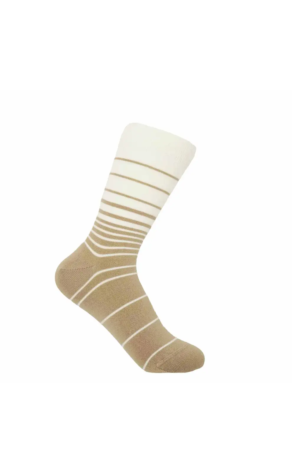 Women PEPER HAROW Retro Stripe Womens Socks - Beige £15.00