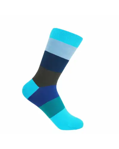 Women PEPER HAROW Block Stripe Womens Socks - Aqua £15.00