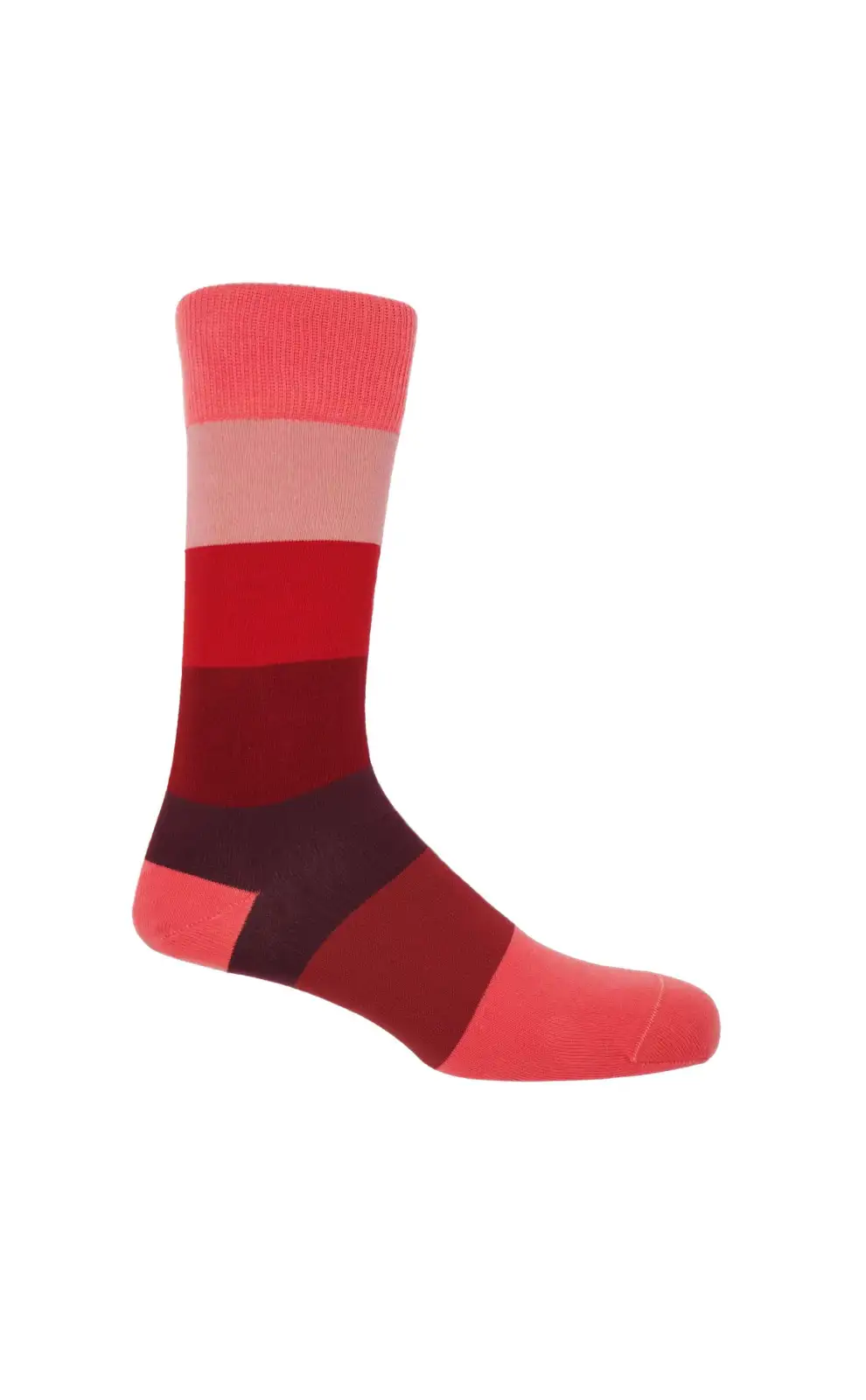 Men PEPER HAROW Block Stripe Mens Socks - Fire £16.00