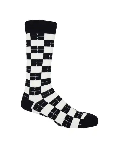Men PEPER HAROW Checkmate Mens Socks - Black £16.00
