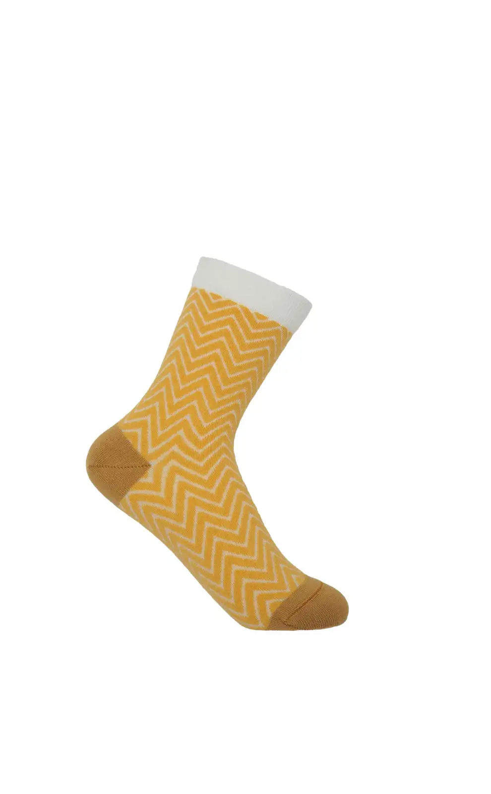 Women PEPER HAROW Zigzag Womens Socks - Yellow-PH-7577214353582 £15.00