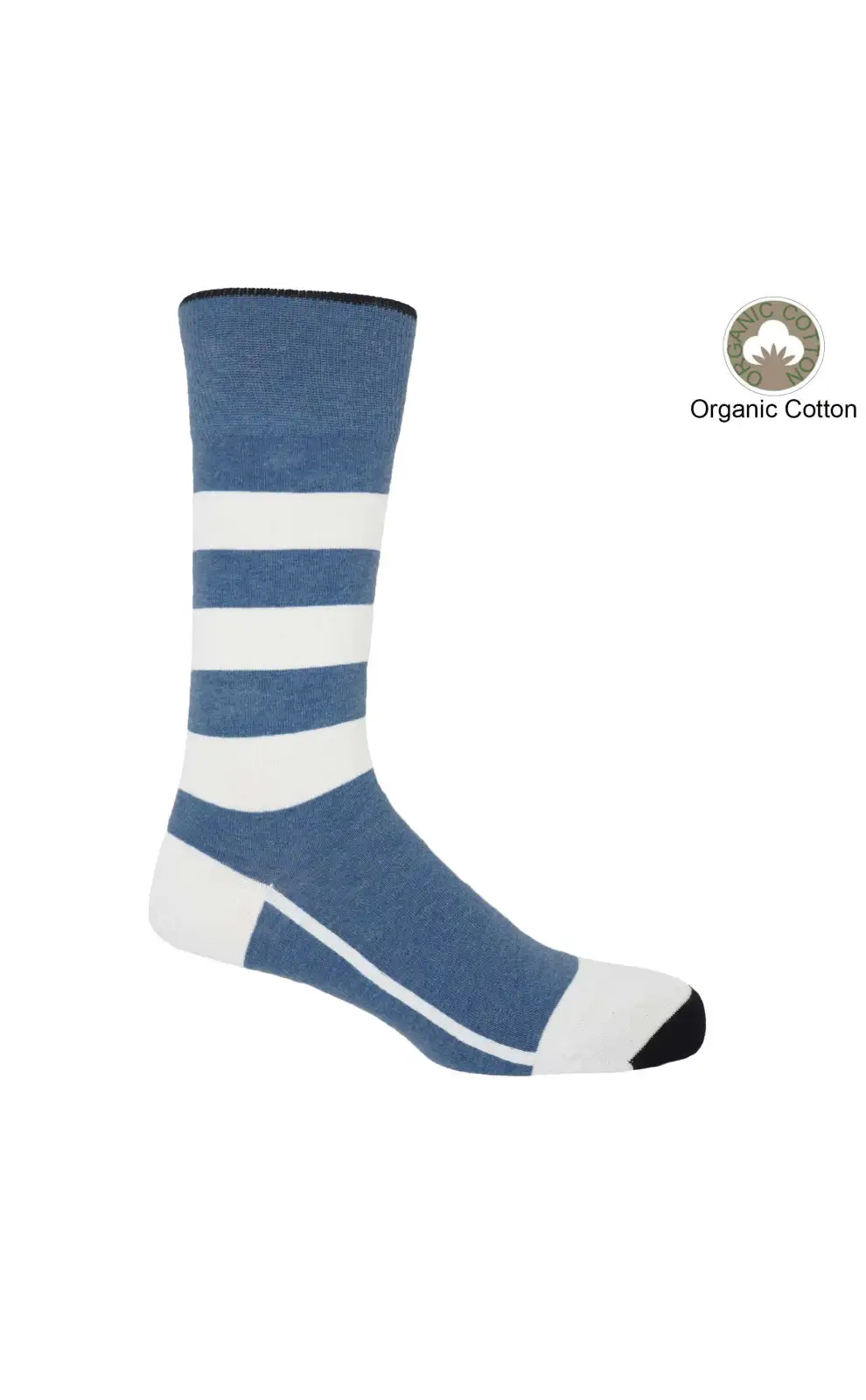Men PEPER HAROW Equilibrium Organic Mens Socks - Blue £17.00