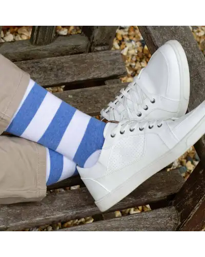 Men PEPER HAROW Equilibrium Organic Mens Socks - Blue £17.00