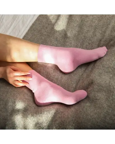 Women PEPER HAROW Plain Womens Bed Socks - Pink £15.00