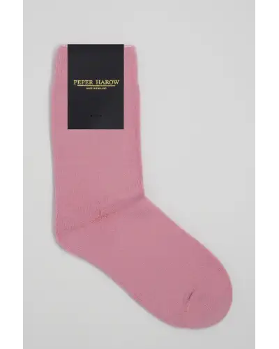 Men PEPER HAROW Plain Mens Bed Socks - Pink £15.00