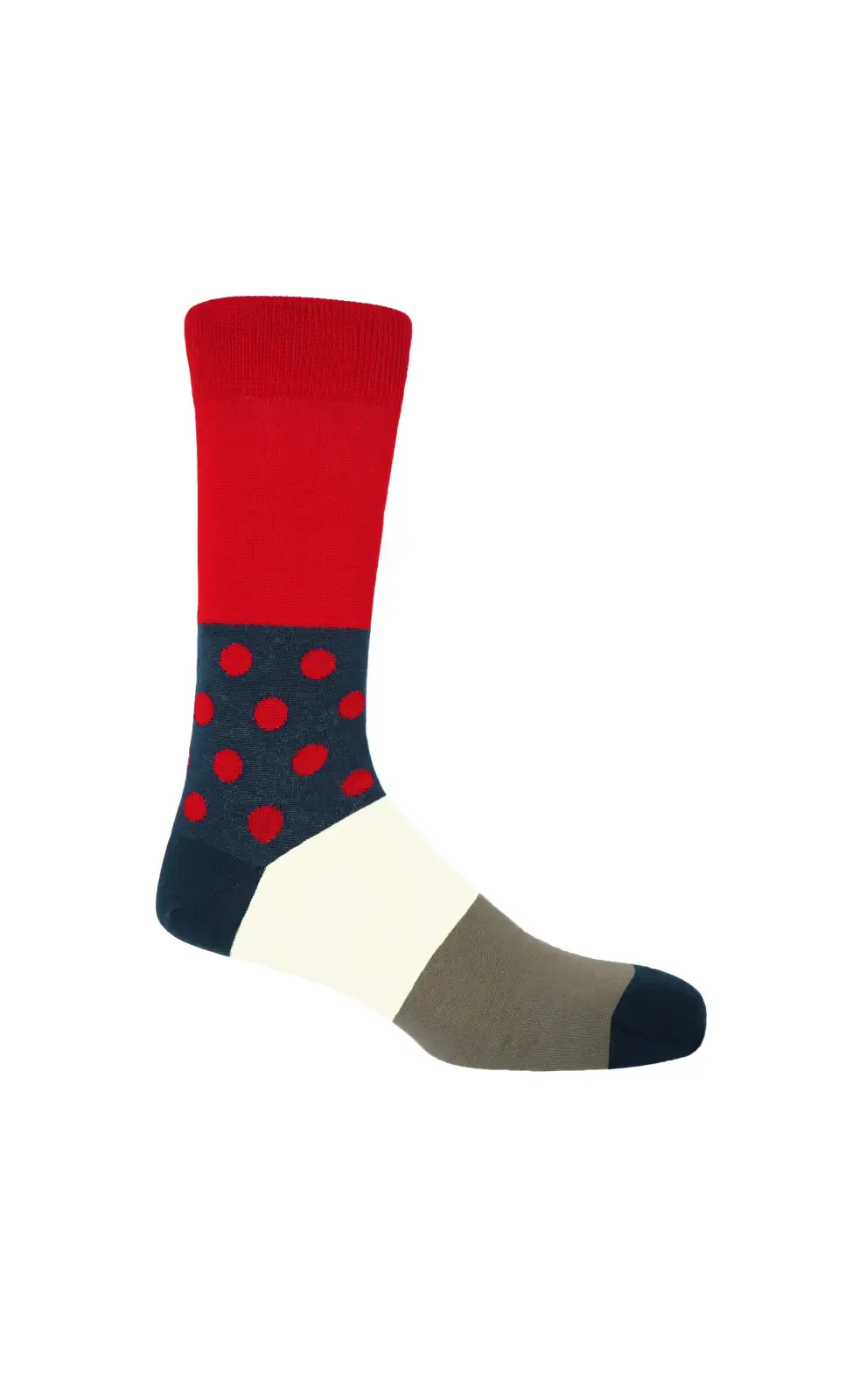 Men PEPER HAROW Mayfair Mens Socks - Scarlet £16.00