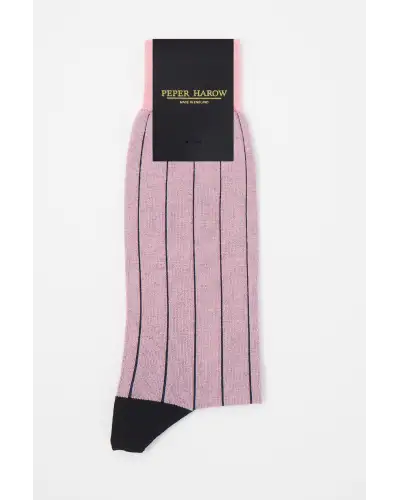Men PEPER HAROW Pin Stripe Mens Socks - Pink £16.00