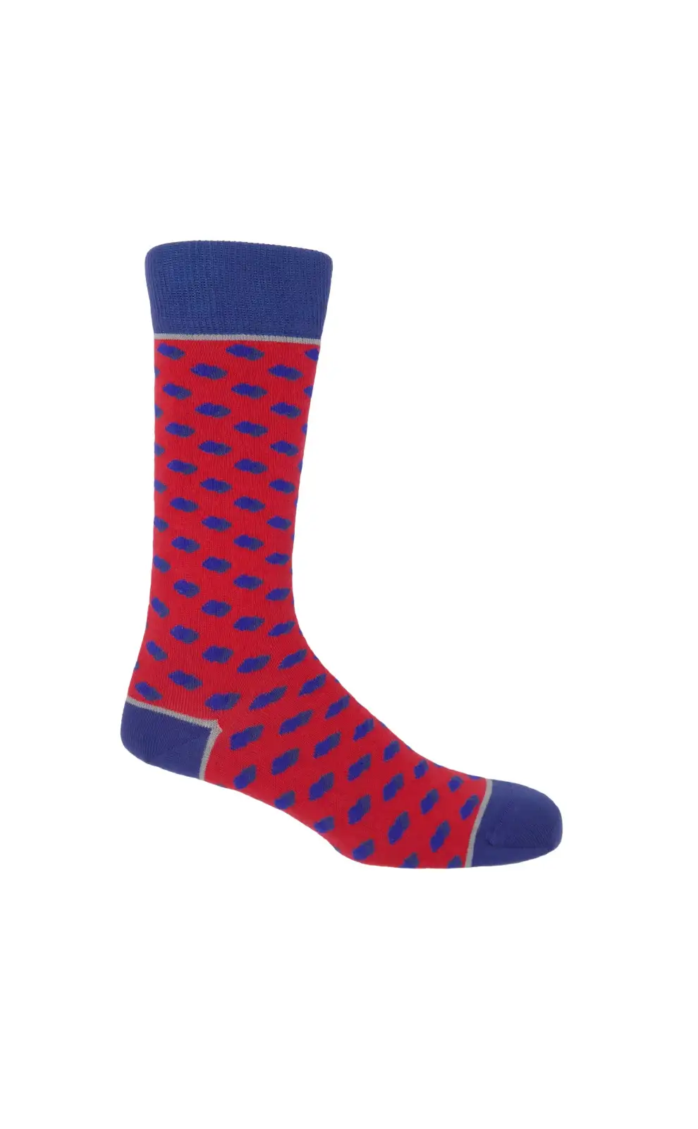 Men PEPER HAROW Disruption Mens Socks - Scarlet £16.00