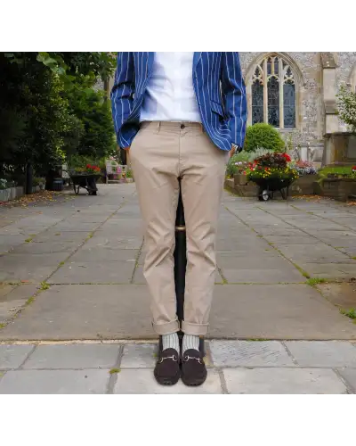 Men PEPER HAROW Pin Stripe Mens Socks - Ash £16.00