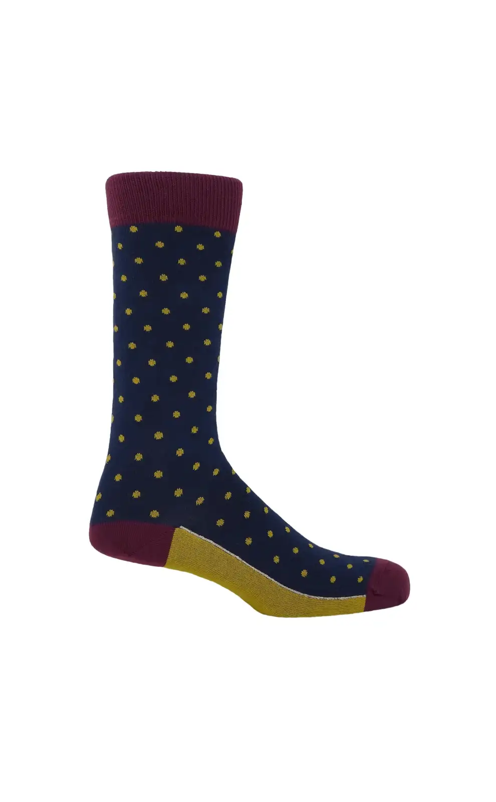 Men PEPER HAROW Pin Polka Mens Socks - Denim £16.00