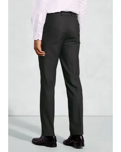 Fit Trousers Brook Taverner Tailored Fit Monaco Charcoal Trouser-BT-8845C £36.00