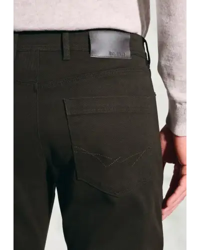 Fit Trousers Brook Taverner Tailored Fit Fredericks Khaki 5 Pocket Italian Twill Stretch Cotton Trousers £62.00