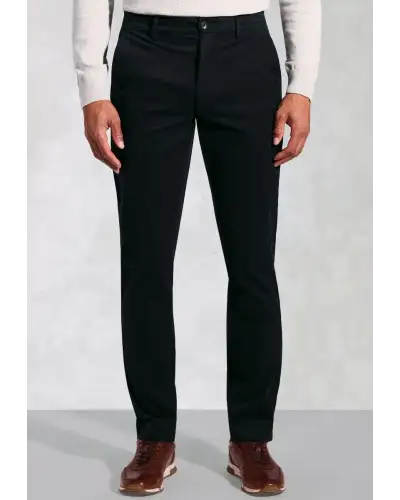 Fit Trousers Brook Taverner Regular Fit Bolt Navy Italian Fine Twill Stretch Cotton Chinos-BT-8063AR £62.00