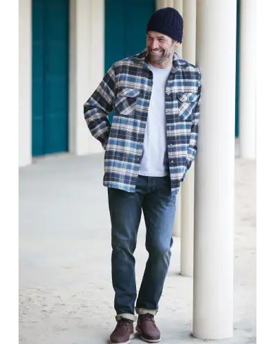 Fit Trousers Brook Taverner Tailored Fit Boulder Vintage Blue Denim Jeans-BT-8958C £54.00