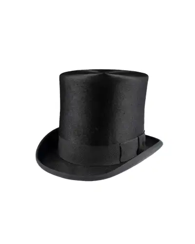 Top Hats Christys Hats Luxury Black Fur Felt Melusine Taller Top Hat-CH-CST100007BLAC-55 £265.00