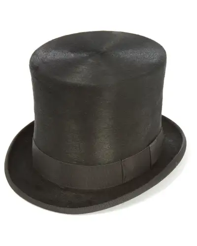 Top Hats Christys Hats Luxury Black Fur Felt Melusine Taller Top Hat-CH-CST100007BLAC-55 £265.00