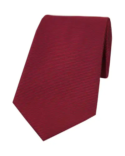 Polyester Ties Soprano Ties Soprano Wine Horizontal Ribbed Polyester Tie £15.00