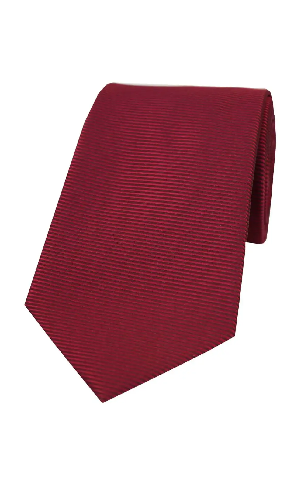 Polyester Ties Soprano Ties Soprano Wine Horizontal Ribbed Polyester Tie £15.00