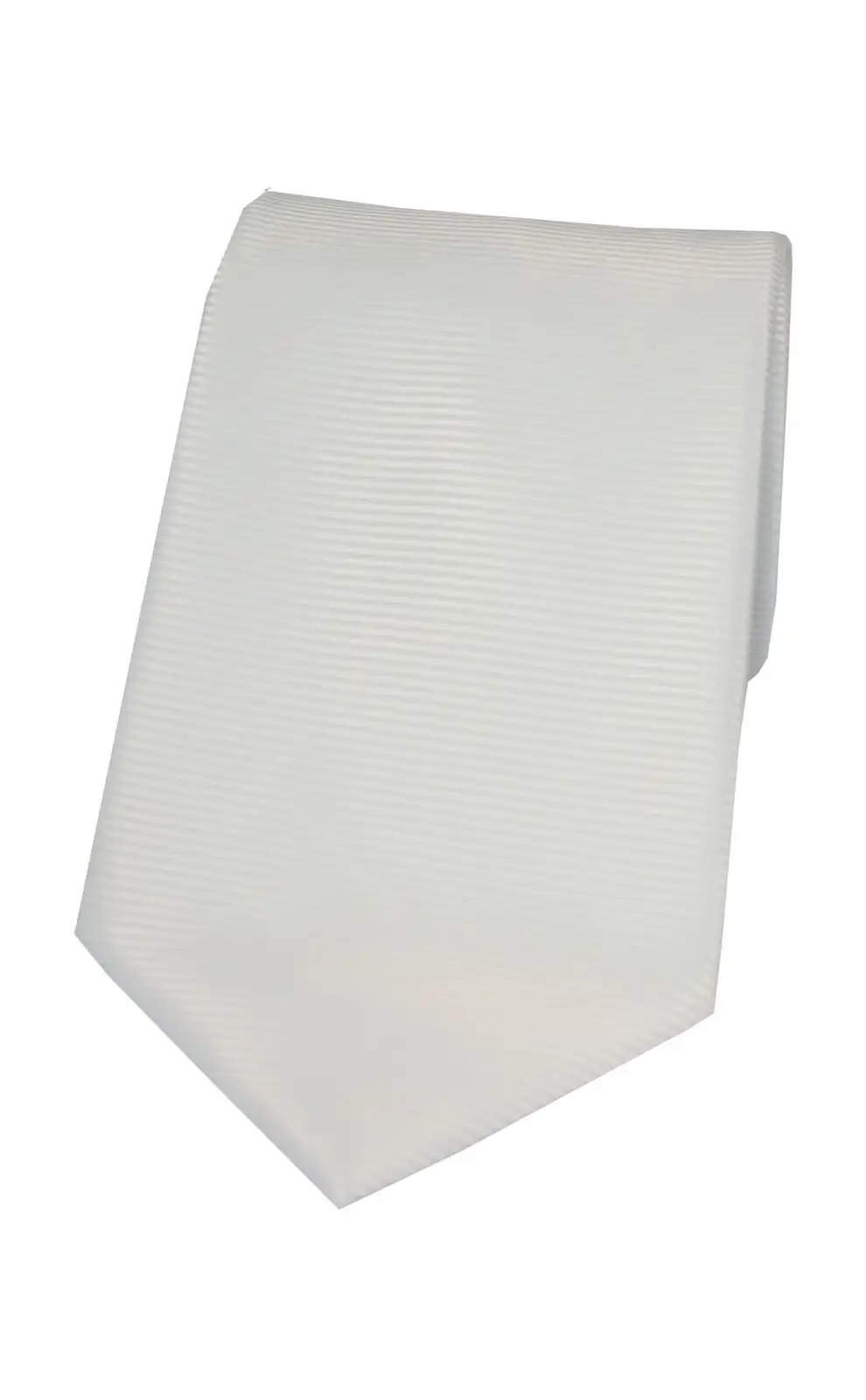 Polyester Ties Soprano Ties Soprano White Horizontal Ribbed Polyester Tie £9.00