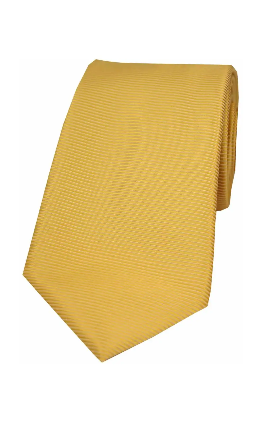 Polyester Ties Soprano Ties Soprano Sunshine Yellow Horizontal Ribbed Polyester Tie £15.00