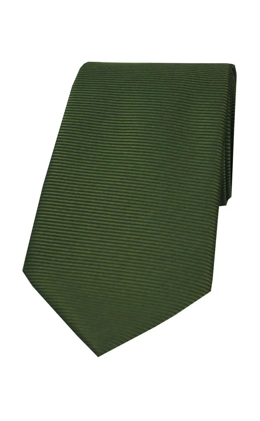 Polyester Ties Soprano Ties Soprano Racing Green Horizontal Ribbed Polyester Tie £15.00