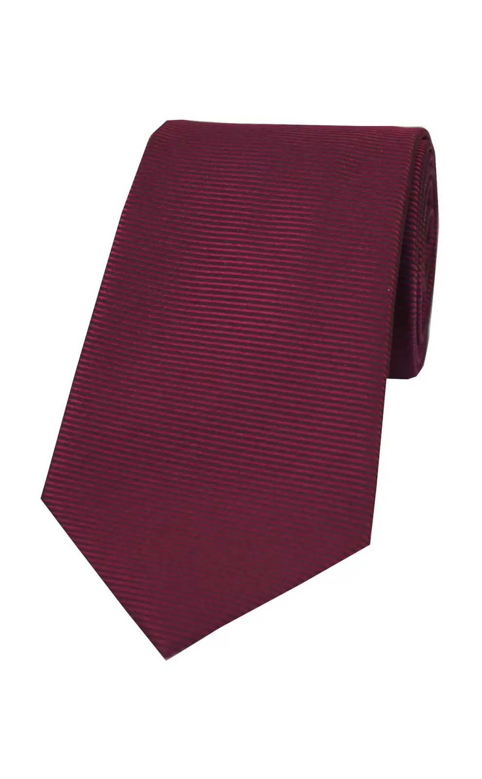 Polyester Ties Soprano Ties Soprano Plum Horizontal Ribbed Polyester Tie £15.00