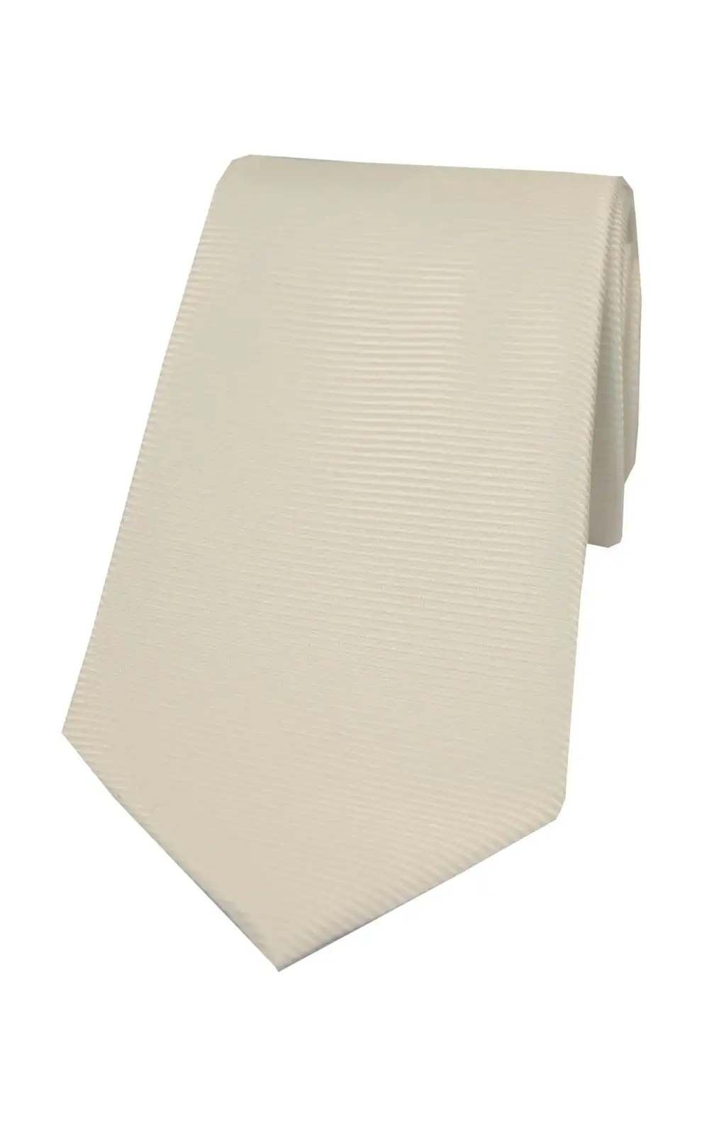 Polyester Ties Soprano Ties Soprano Ivory Horizontal Ribbed Polyester Tie £9.00