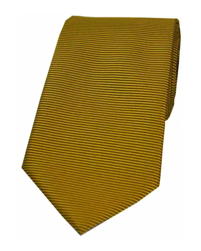 Polyester Ties Soprano Ties Soprano Dark Gold Horizontal Ribbed Polyester Tie £15.00
