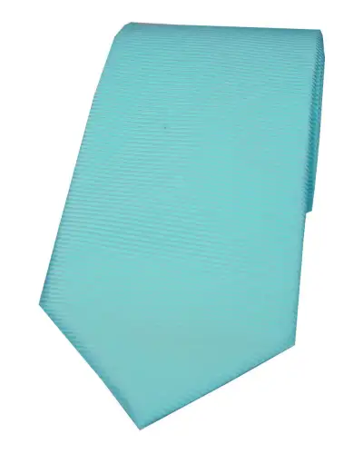 Polyester Ties Soprano Ties Soprano Cyan Horizontal Ribbed Polyester Tie £9.00
