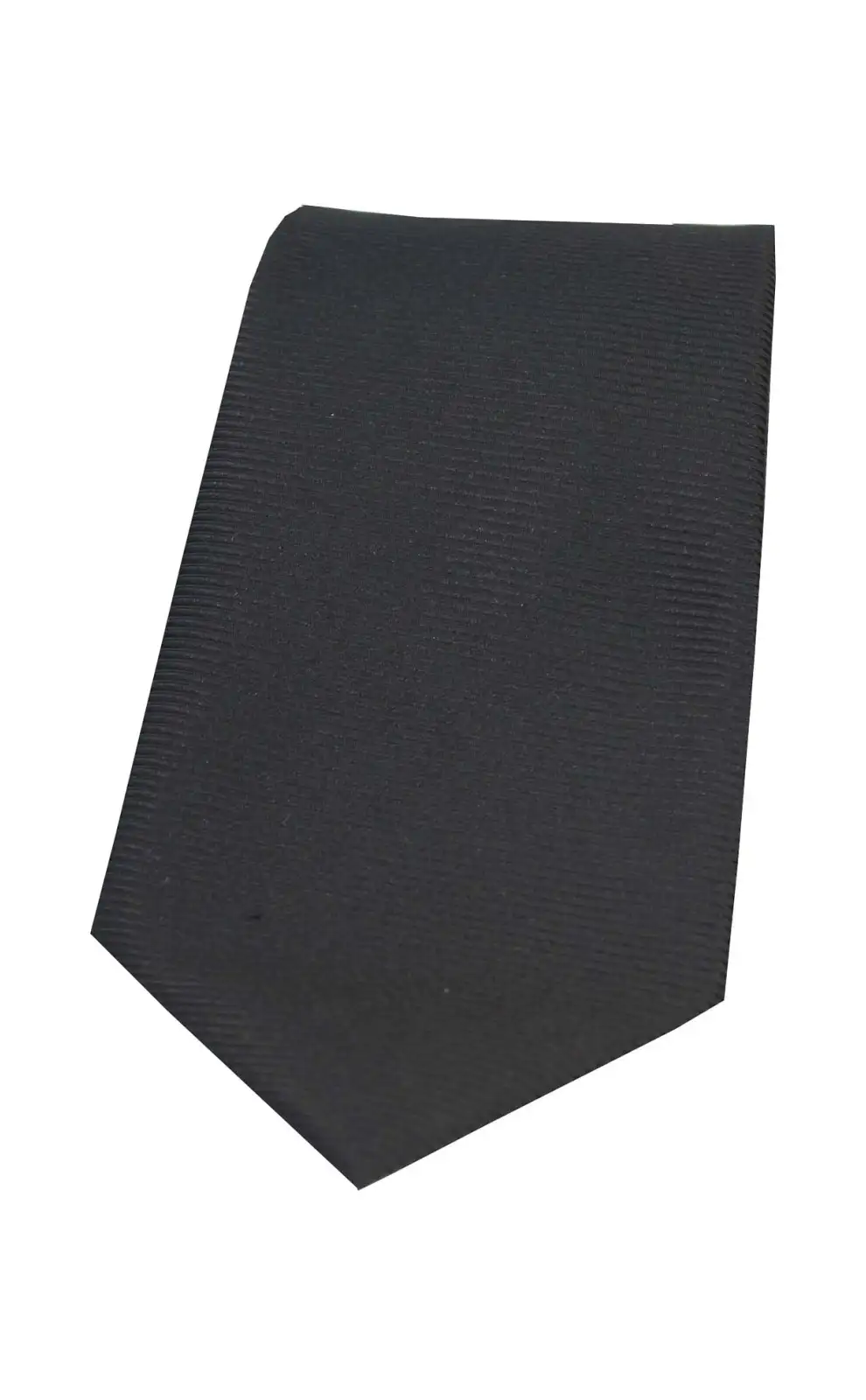 Polyester Ties Soprano Ties Soprano Black Horizontal Ribbed Polyester Tie-ST-WP-BLACK £15.00