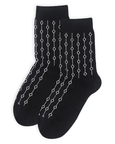 Women PEPER HAROW Beads Womens Socks - Black £15.00