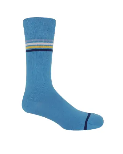 Men PEPER HAROW Mix Tape Mens Socks - Blue £16.00