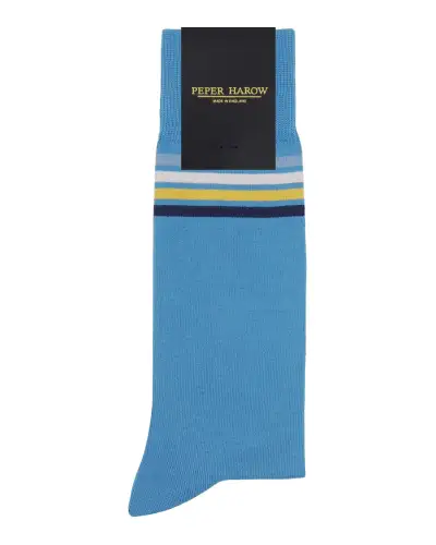 Men PEPER HAROW Mix Tape Mens Socks - Blue £16.00