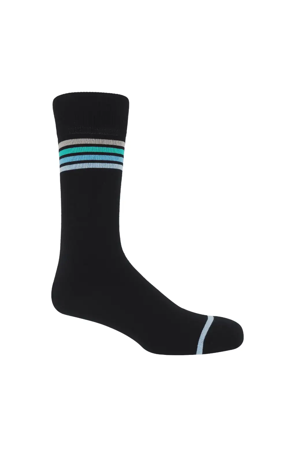 Men PEPER HAROW Mix Tape Mens Socks - Black £16.00