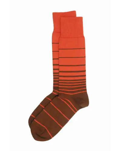 Men PEPER HAROW Retro Stripe Mens Socks - Orange £16.00