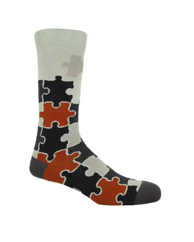 Men PEPER HAROW Jigsaw Mens Socks - Grey £16.00