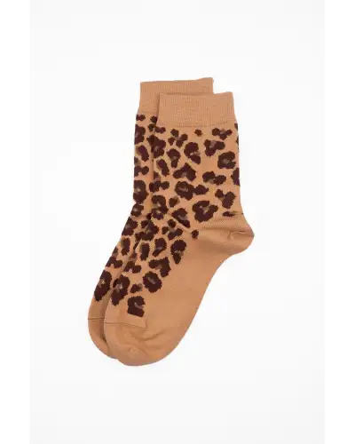 Women PEPER HAROW Leopard Womens Socks - Brown-PH-8215992271022 £15.00
